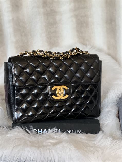 faux sac chanel blanc et noir